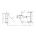 villa elevator spare parts/ guide shoe-Applicable to the lateral capsule-ZXA-07series